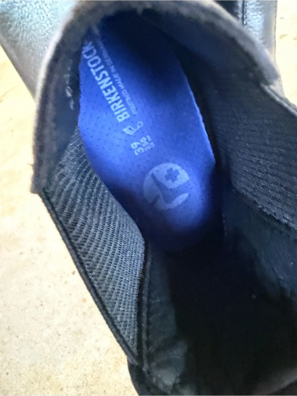 Birkenstock 39 100% Leather Black Boits - Picture 8 of 11